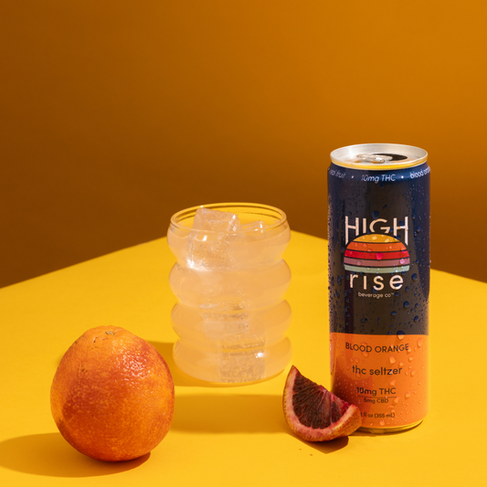 Fresh Drop mocktail, made with High Rise 5mg or 10mg THC selzter