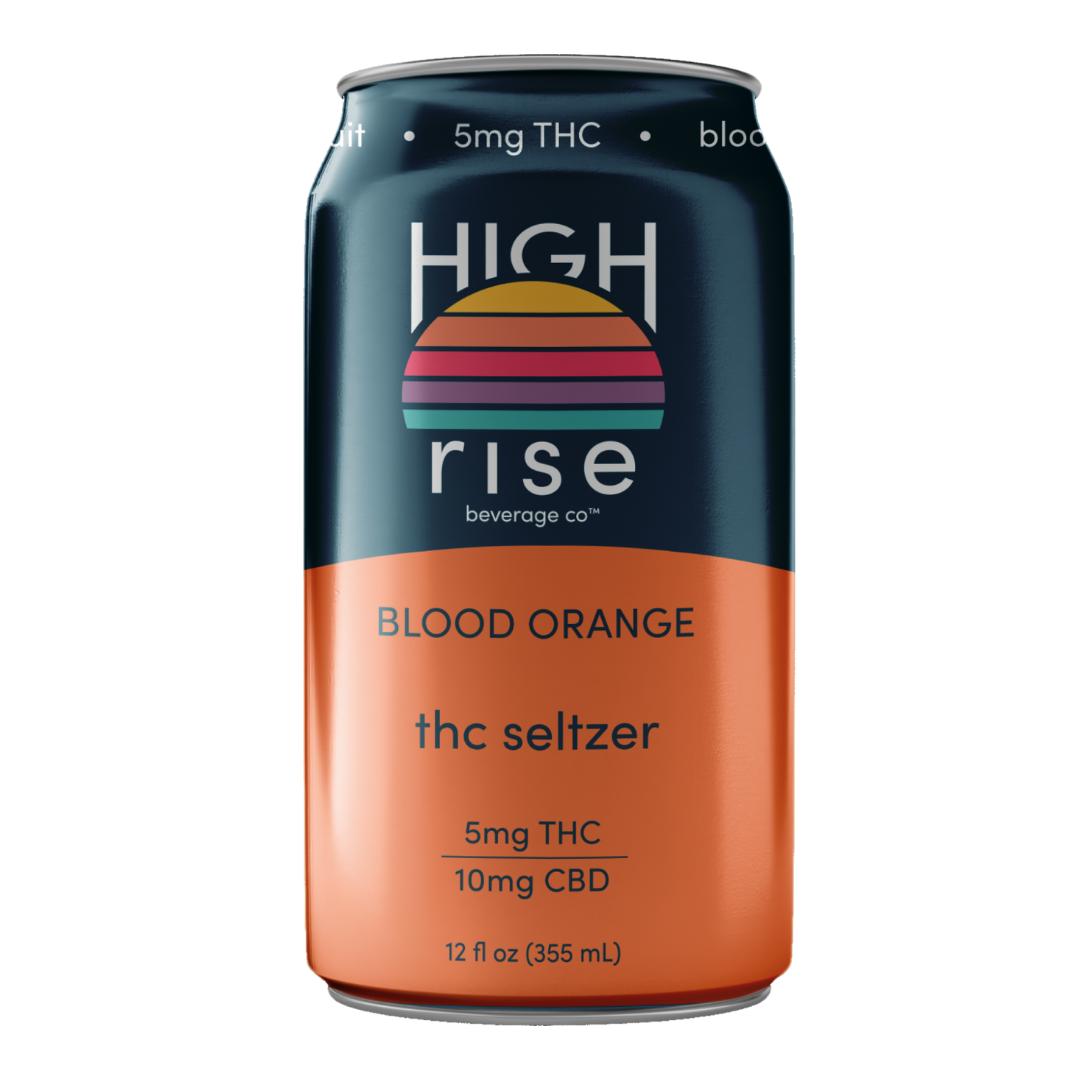 Blood Orange, 5mg THC Seltzer (4-pack)