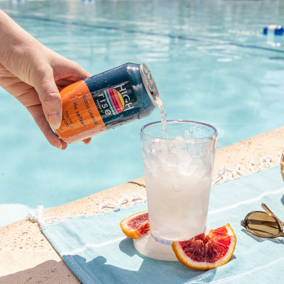 Blood Orange, 5mg THC Seltzer (4-pack)