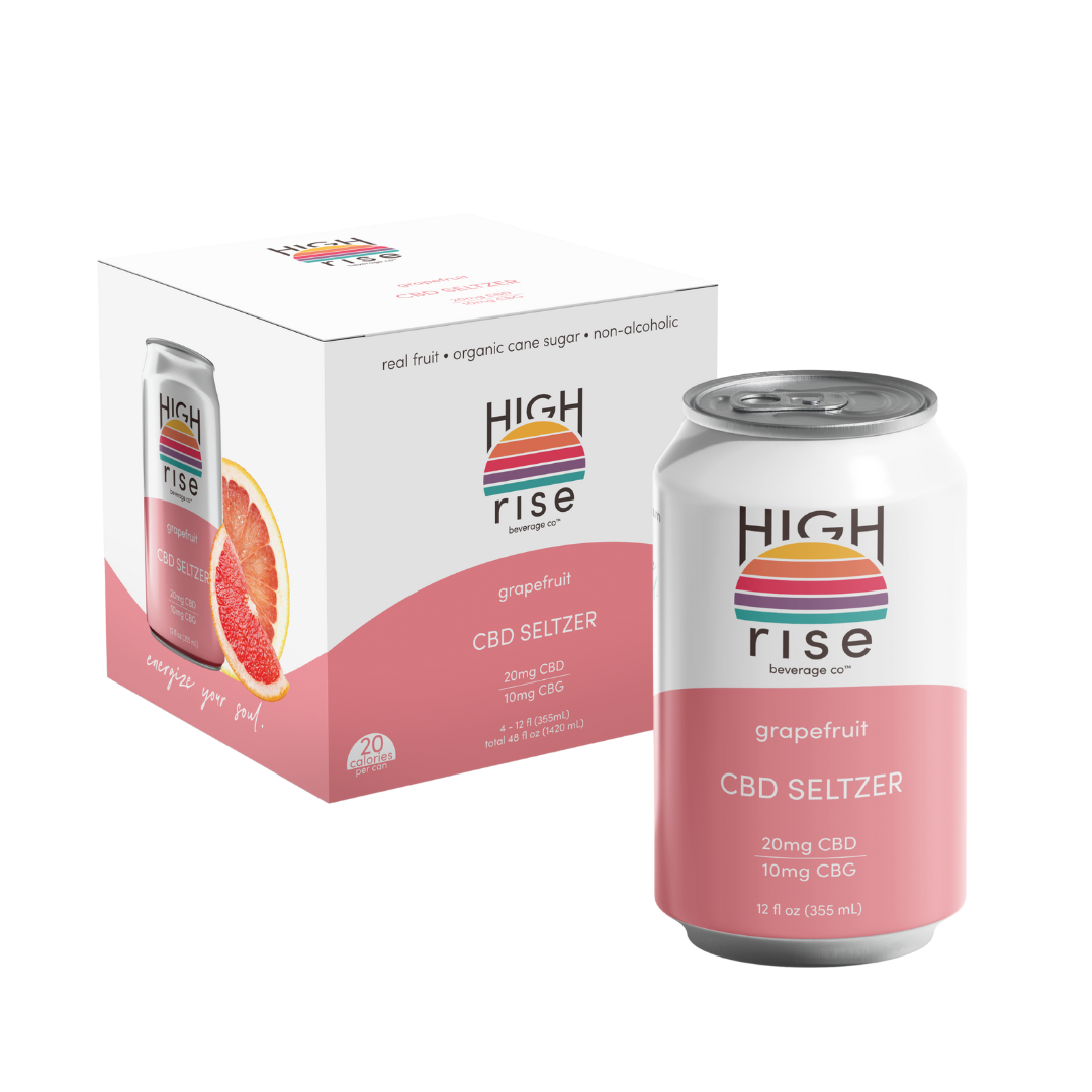 Grapefruit, CBD Seltzer (4-pack)