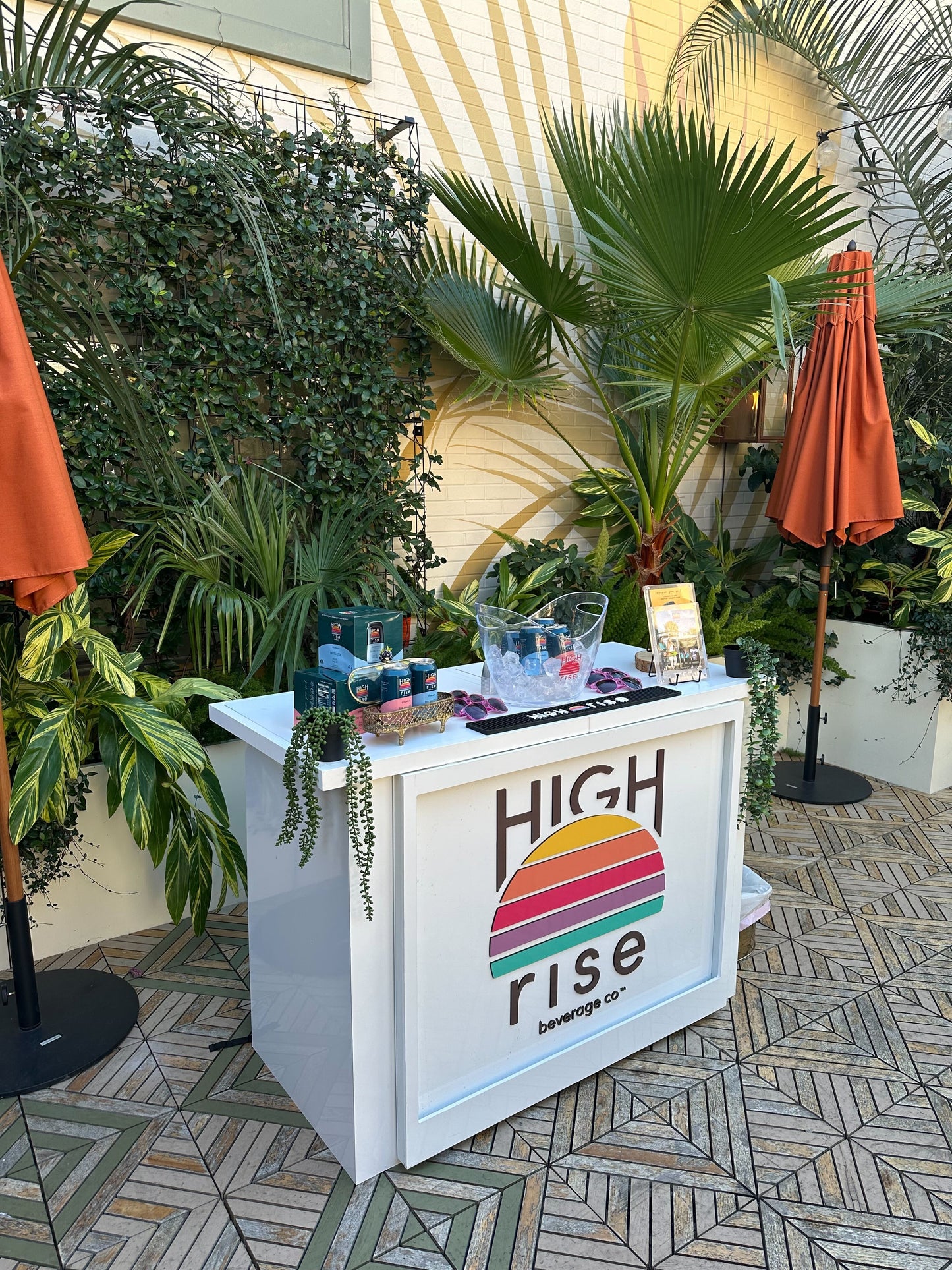 High Rise Rubber Bar Mat, 23.6" x 3.2"