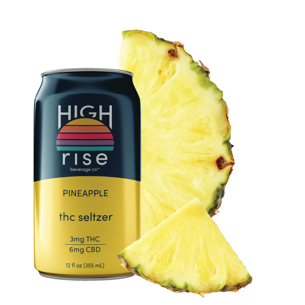 Pineapple, 3mg THC Seltzer (4-pack)