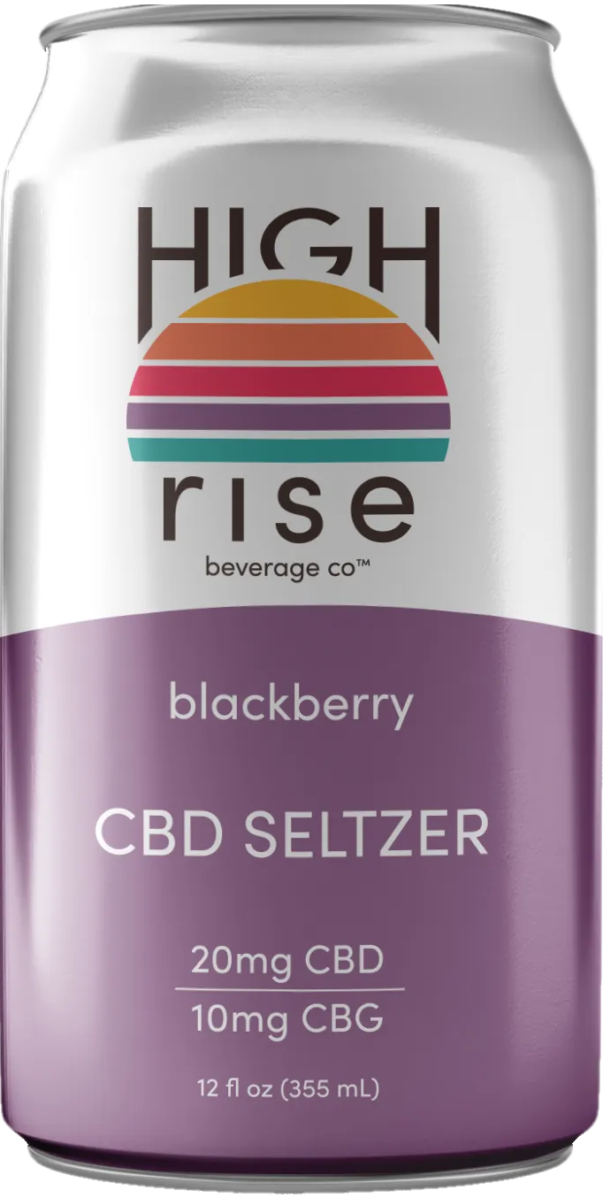High Rise Blackberry CBD Seltzer 4