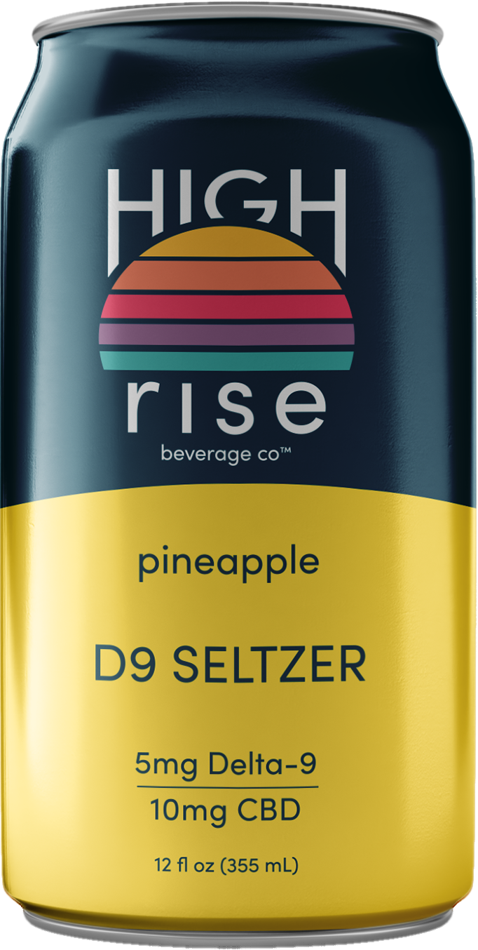 Pineapple, 5mg THC Seltzer (4-pack)