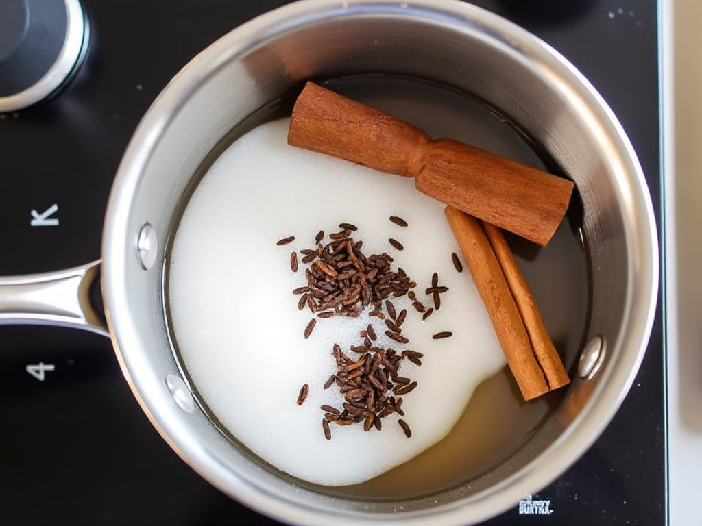 How to make Cinnamon Clove Syrup for mocktails & cocktails.