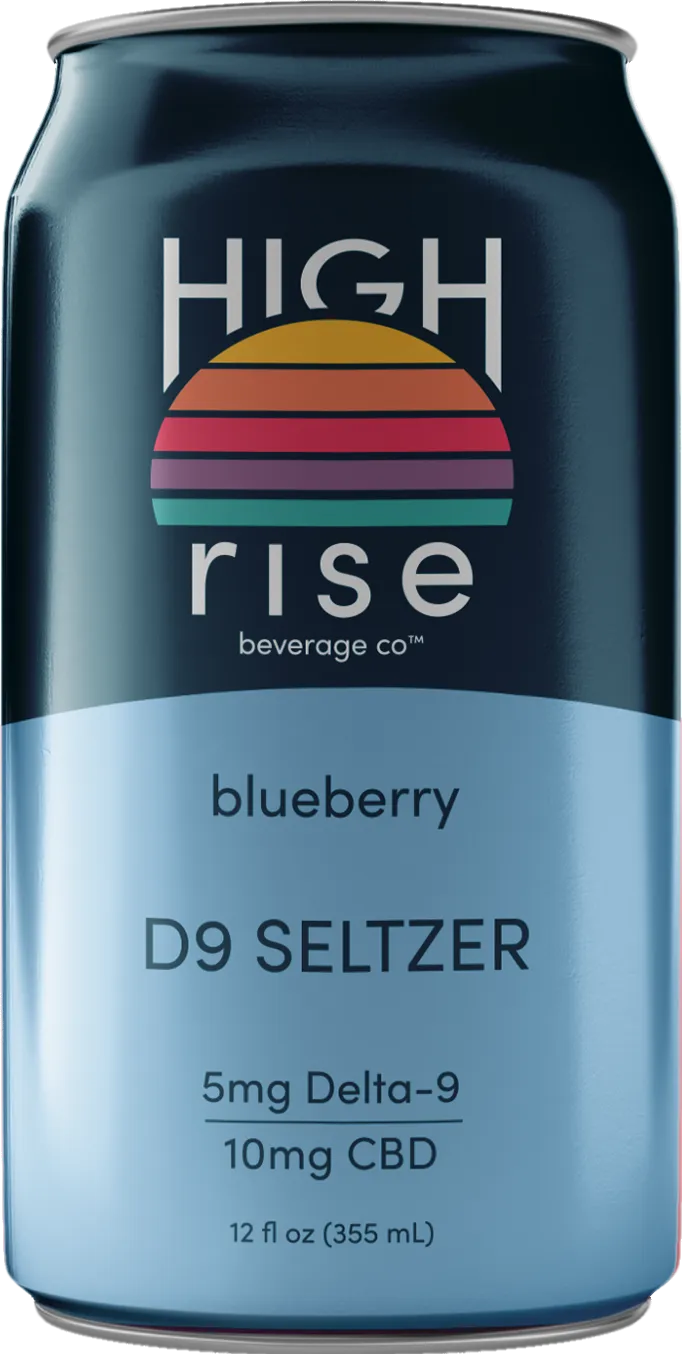 Blueberry D9 THC Seltzer