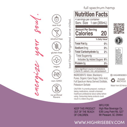 Blackberry CBD Seltzer