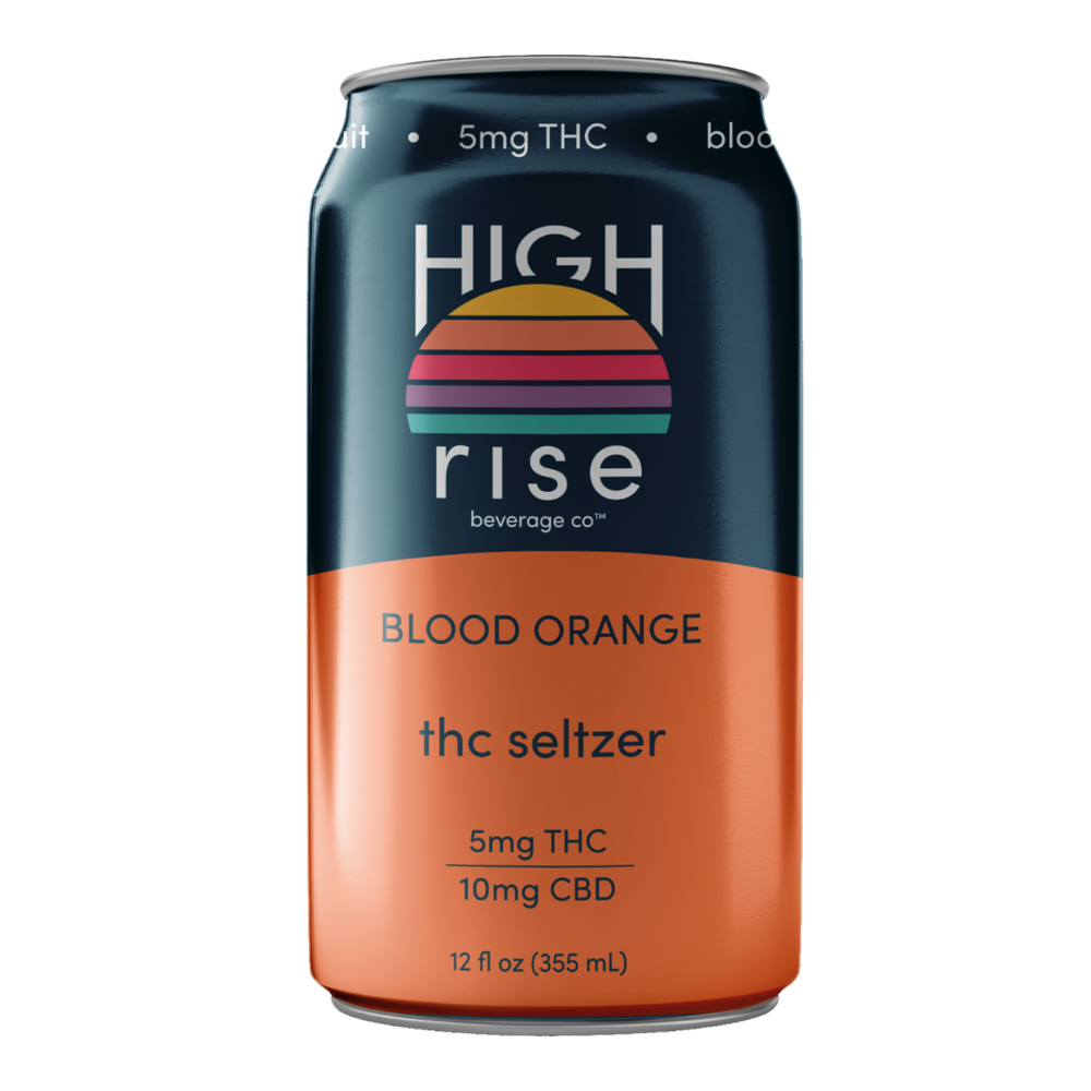 Blood Orange, 5mg THC Seltzer (4-pack)