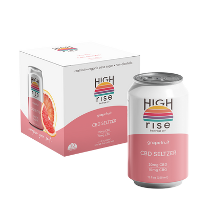 Grapefruit, CBD Seltzer (4-pack)