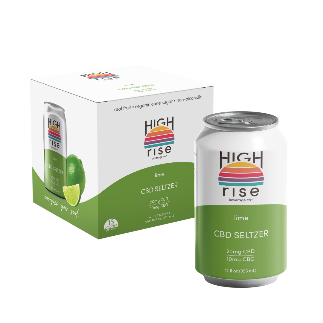Lime, CBD Seltzer (4-pack)