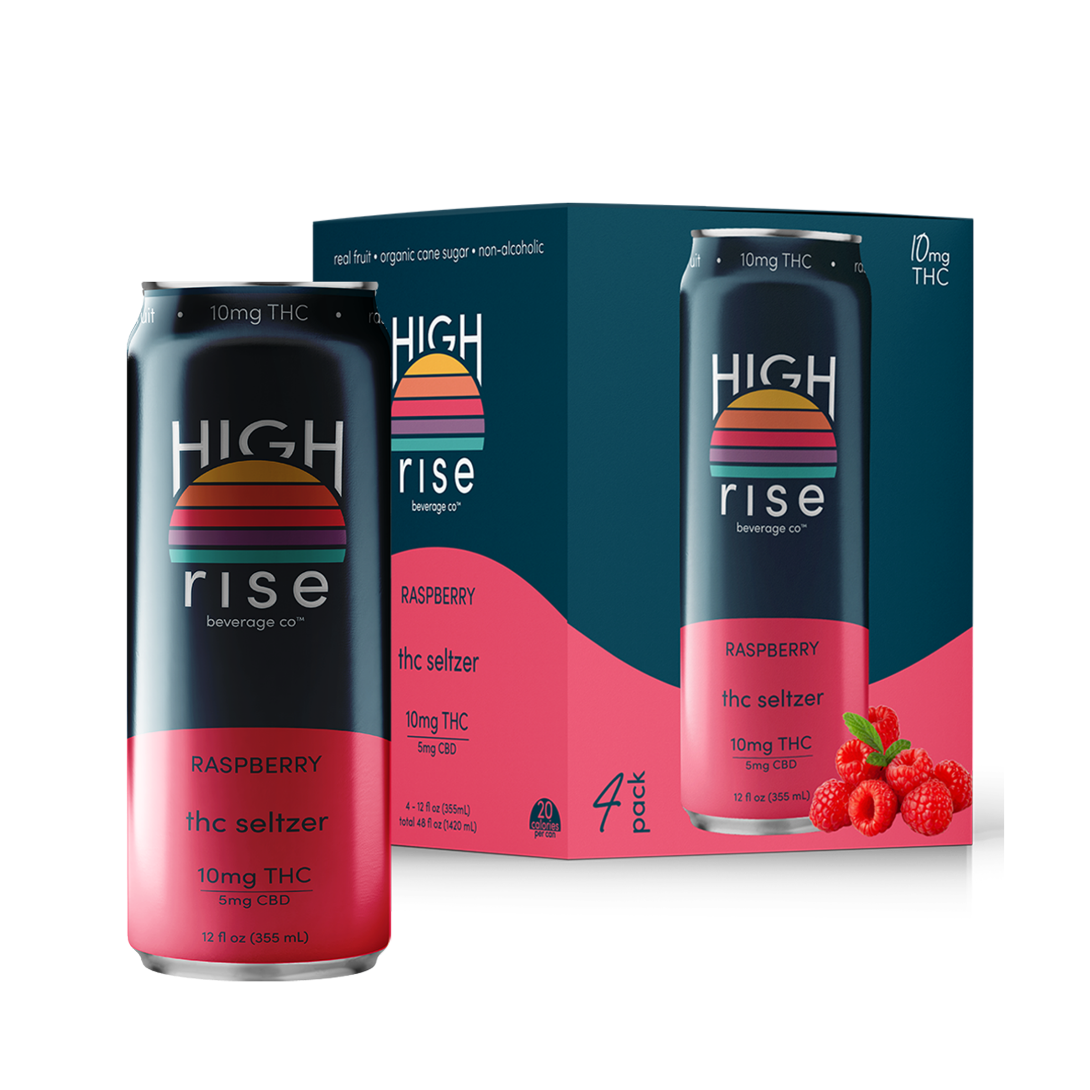 Raspberry, 10mg THC Seltzer