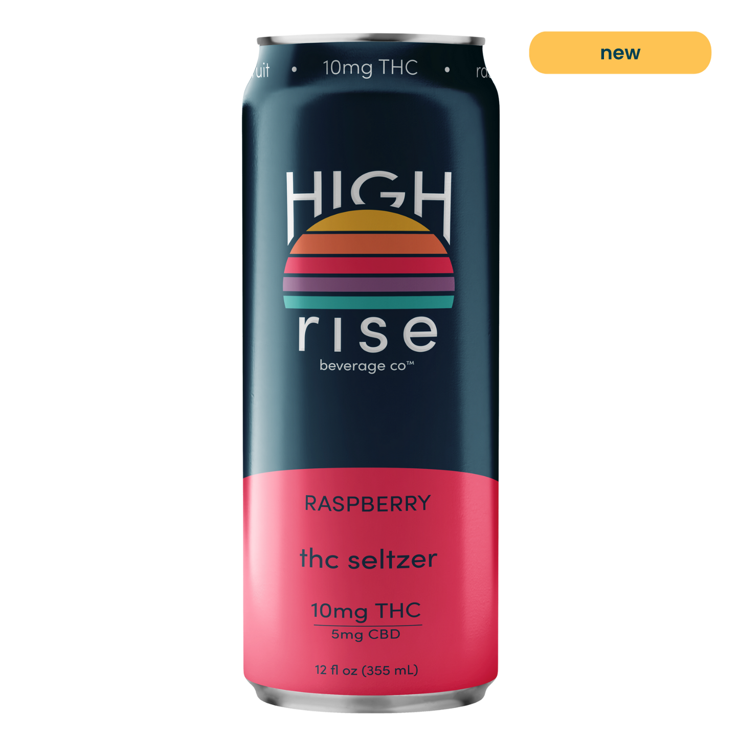 Raspberry, 10mg THC Seltzer (4-pack)