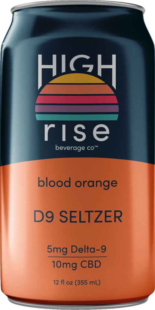 Blood Orange D9 THC Seltzer