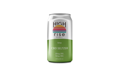 High Rise Lime CBD Seltzer 5