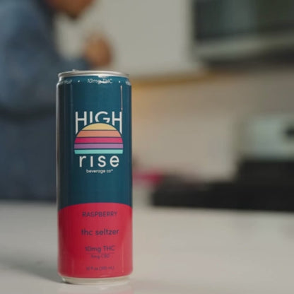 Raspberry, 10mg THC Seltzer (4-pack)