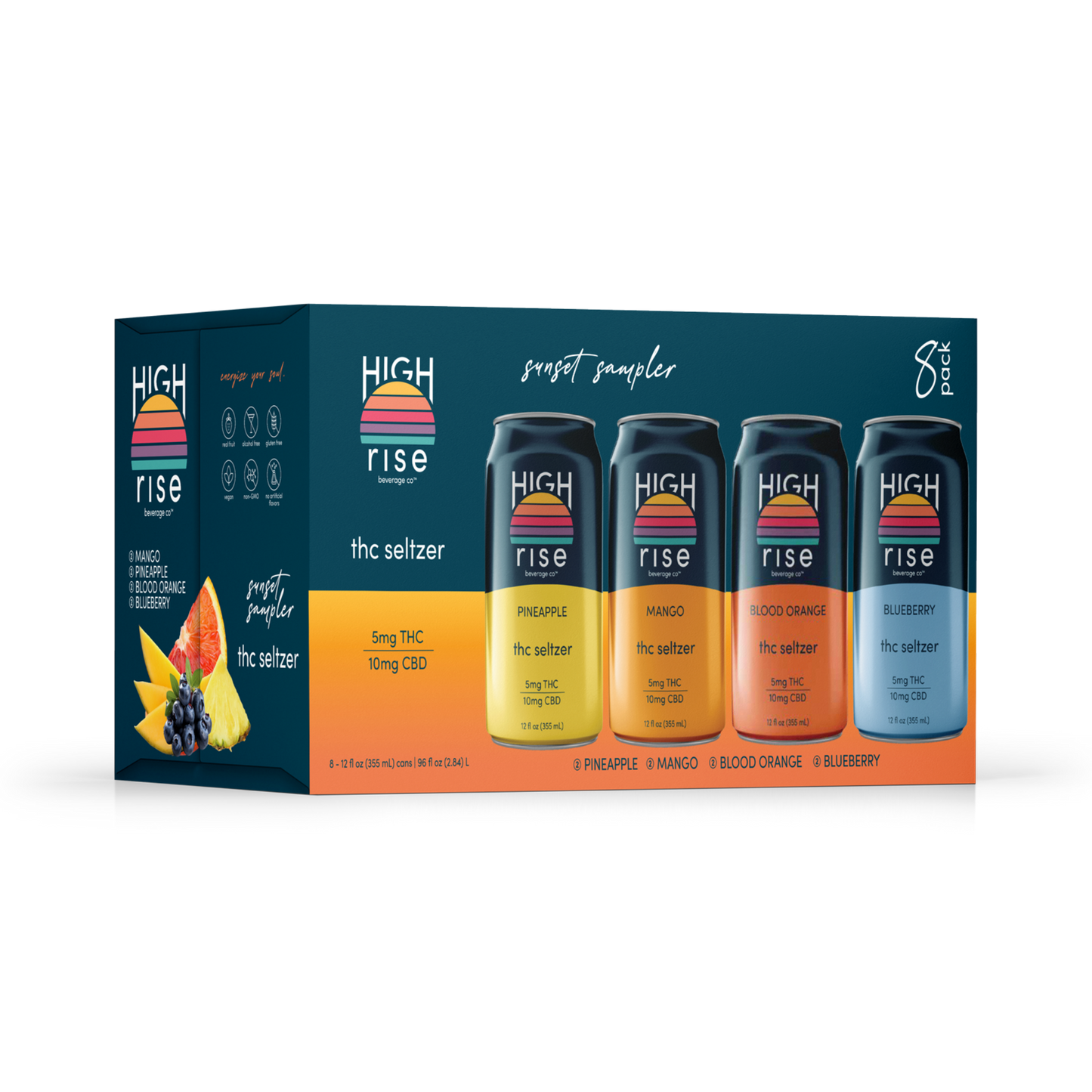 Sunset Sampler, 5mg THC seltzer