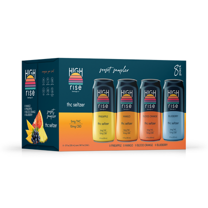 Sunset Sampler, 5mg THC seltzer